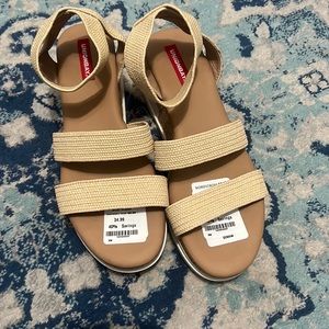 UnionBay Sophia Platform Ankle Strap Sandals